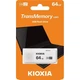 Флеш-накопитель Kioxia USB3.2 64GB TransMemory U301 White (LU301W064GG4) - изображение 3