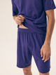Piżama męska z szortami i krótkim rękawem letnia bawełniana Henderson Olive 42795-55X 2XL Niebieska (5903972510865) - obraz 6