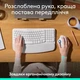 Мышка Logitech Ergo M575S Wireless Trackball Off-white (910-007030) - изображение 3