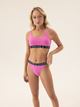 Góra od stroju kąpielowego damska sportowa Bloovii Summervibes 42939-42X XS Różowa (5903972546550) - obraz 3