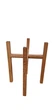 Подставка для вазона, цветов 20.5x30 см из дерева WoodDecor покрытая маслом - изображение 6