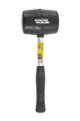 Киянка Mastertool 900 г х 80 мм черная резина ручка металл (02-1304) - изображение 2