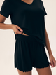 Piżama damska z szortami i krótkim rękawem letnia bawełniana Henderson Noves 43022-99X 3XL Czarna (5903972540916) - obraz 5