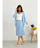 Спідниця жіноча плісе ART KNIT Joy небесна, XL 029595 - зображення 5