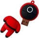 Флеш память USB Wibrand Squid Game 16Gb USB 2.0 Red (WI2.0/SG16R) - изображение 2