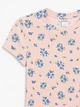 Футболка Monki M пудровый цветочки 905499605 - изображение 2