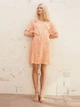 Платье H&M XXL оранжевый цветы 705975806 - изображение 1