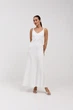 Сарафан максі льоновмісний на бретелях Wear me XS/S Молочний (16_25_72_10964) - изображение 1