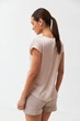 Блуза з шовку з коротким рукавом Wear me S Бежевий (1_25_10959) - изображение 3
