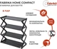 Этажерка для обуви Fabrika Home Compact 41х49х18 см Черная (FK-W4092) - изображение 7