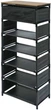 Полка для обуви Fabrika Solo 6 ярусов 43 x 26 x 105.5 см Black (FK3108WO) - изображение 2