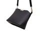 Елегантна невелика жіноча сумка-крос cross-body Leis-378 чорна - изображение 9