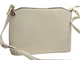 Елегантна невелика жіноча сумка-крос cross-body Leis-378 молочна - изображение 4