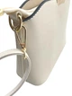 Елегантна невелика жіноча сумка-крос cross-body Leis-378 молочна - изображение 7