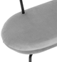 Ławka Homla INA  w tkaninie 95 x 45 x 61 cm Jasnoszara (5904183828299) - obraz 3