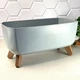 Горшок овальный 39×19,5×18,7 см серый на ножках Prosperplast Gracia DGCL-400 - изображение 3