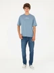 Футболка хлопковая длинная мужская U.S. Polo Assn G081SZ011-000-2006915(indigo) M Индиго (8683857762066) - изображение 3