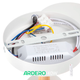 Люстра AL6193 ARD SCANDY 40Вт LED белая с деревом Ardero 3000-6500К 3200Lm светодиодная с пультом Ø580х160мм - изображение 4