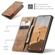 Чехол-книжка CaseMe из нубука для Samsung S21 Светло-коричневый - изображение 8