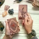 Карты Таро Райдера-Уэйта Rose Golden Foil Tarot 78 шт розово-золотистый пластиковый в коробке - изображение 2