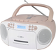 Radioodtwarzacz Reflexion RCR2260DAB Boombox White/Pink (4260035678933) - obraz 1