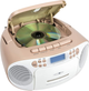 Radioodtwarzacz Reflexion RCR2260DAB Boombox White/Pink (4260035678933) - obraz 4