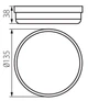 Потолочный светильник Kanlux TOLU O LED 9W-NW-W (KA-31497) - изображение 4