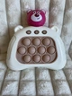 Игра Finger Press Pop-It Console Розовый Мишка. Электронный поп ит. Поп ит - изображение 3