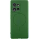 Чохол Silicone Cover Lakshmi Full Camera (AA) with MagSafe для Motorola Moto G75 5G Dark Green - изображение 1
