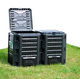 Компостер садовый пластиковый 800 л две секции Prosperplast MODULE COMPOGREEN Черный (5905197595429) - изображение 3
