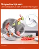 Измельчитель для кухни Crownberg MultiFunction Food Blender 500 Вт измельчитель чоппер кухонный для мяса, блендер с металической чашей, Black - изображение 5