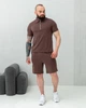 Комплект Лондон (шорти+поло) коричневий XL - зображення 1