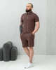 Комплект Лондон (шорти+поло) коричневий XL - зображення 3
