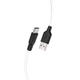 Кабель HOCO X21 Plus USB to Type-C 3A 1m silicone connectors White (6931474711915) - зображення 1