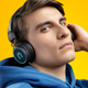 Słuchawki Niceboy HIVE Joy 3 Black-Turquoise (hive-3-joy) - obraz 5