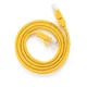 Кабель для інтернету 2 метри UGREEN |Cat5e, UTP, 26AWG, 100 Мбіт/с, RJ45| Жовтий (UGR-11231) - зображення 4