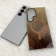 Протиударний Чохол TPU Shiny Mountain (MagFit) для Samsung Galaxy S24 Ultra Chocolate - зображення 3