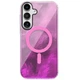 Противоударный Чехол TPU Shiny Mountain (MagFit) для Samsung Galaxy S25 Pink - изображение 1