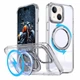 Чехол TPU+PC Empire with MagSafe and Ring для Apple iPhone 15 (6.1") Clear - изображение 2