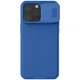 Карбоновая накладка Nillkin CamShield Pro Magnetic для Apple iPhone 15 Pro Max (6.7") Blue - изображение 1