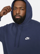 Bluza męska z kapturem Nike M Nsw Club Hoodie Po Bb BV2654-410 2XL Granatowa - obraz 3