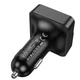 АЗП FM модулятор Borofone BC60 Hero 35W (2USB-A/1C) Black - зображення 7