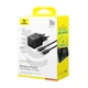 Блочок Baseus P1011160A Palm Fast Charger 30W 1USB-A/1Type-C в комплекті кабель Type-C to Type-C Cluster Black - зображення 5