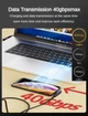 Магнітний адаптер PD 100Вт Type C – USBC 4.0 кут 90 з конектором 40Гбіт/с Відеовихід 8K/60Гц - зображення 5