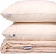Набор MirSon №2975 Line Satin Light Pro Одеяло летнее Семейное 143x210 см 10-016 Creamy Эвкалипт + две наволочки 50х70 см (2200010981797) - изображение 5
