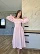 Длинное женское платье муслин IgLeLuck 777013 46 розовое - изображение 1