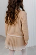 Детская кофта ART KNIT Герда бежевая, 140-146см 039663 - изображение 4
