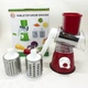 Овощерезка мультислайсер Kitchen Master Tabletop Drum Grater, 3 насадки, красная - изображение 2