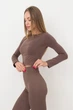 Кроп-топ Giulia 42/44(S/M) Коричневый (113716) - изображение 2