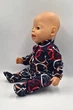 Одежда для Baby Born - Комбинезон хлопковый темно-синий домашний - изображение 3
